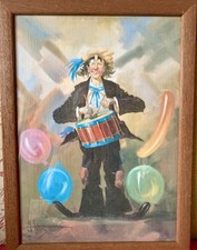 Vintage Paintings of clowns -
