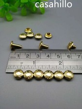 Leather Rivets Double Cap Rivet Copper Metal Studs For DIY Craft