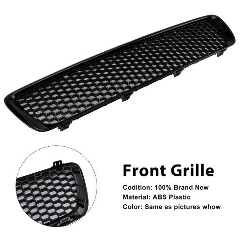 Gloss black front - front, bumper