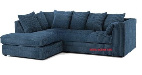 Midnight blue jumbo cord - blue,