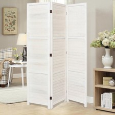 Wooden Slat Privacy Screen 3/4/6 Panels Folding Room Divider Partition Furniture