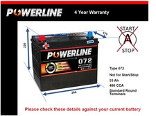 Battery fits MG MGB GT, N3 1.8