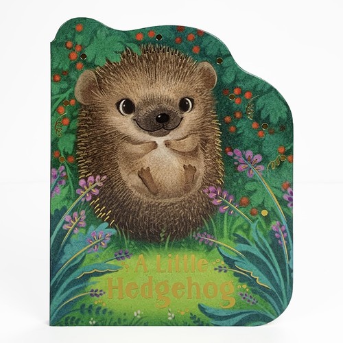 Little hedgehog animal - a,