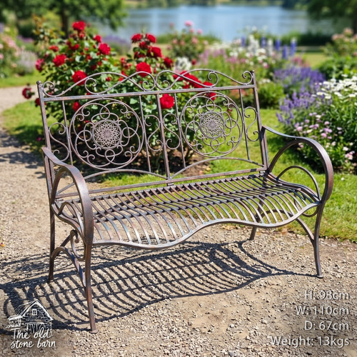 Garden bench metal - garden,