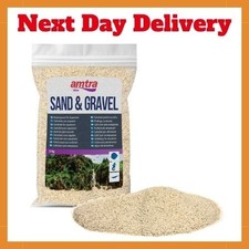 AMTRA White Quartz - Fine White Quartz Aquarium Sand, for Fresh or Salt Water