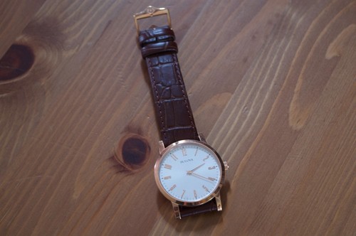 Bulova leather strap - bulova,