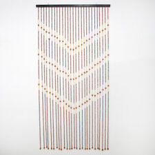 90X175cm (27 Strips) Wooden Beads Door Curtain Blinds Screen Room Divider Decor