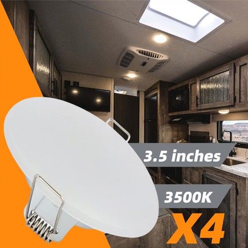 4pcs 12v recessed led - 12v, 3.5"