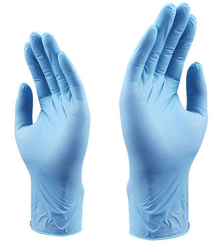 Thick black nitrile gloves - thick,