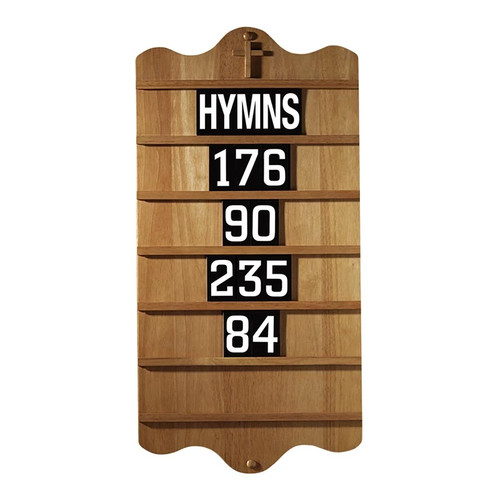 Hymn board for - hymn, church