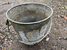 Antique Galvanised Bucket Or