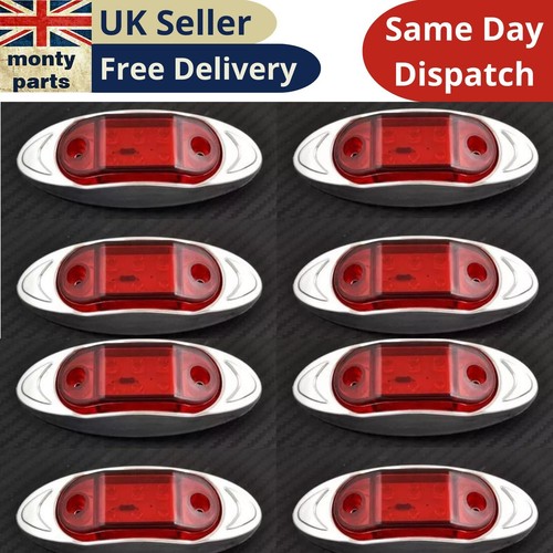 24v red led side - side, rear