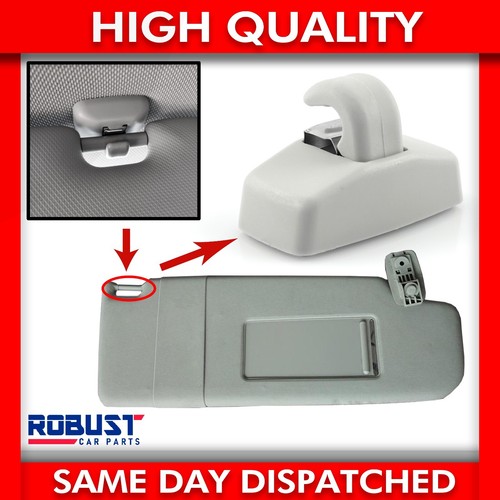 Sun visor hook clip bracket - clip,
