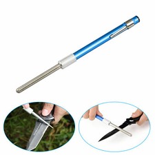  3 in1 Diamond Pocket Blade Knife Sharpener Pen-file Outdoor Tool Fish Saw Hook 