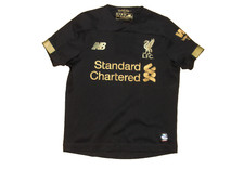 Boys New Balance Liverpool away football shirt size SB (122 Euro)