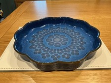 DENBY MIDNIGHT  9 INCH FLUTED