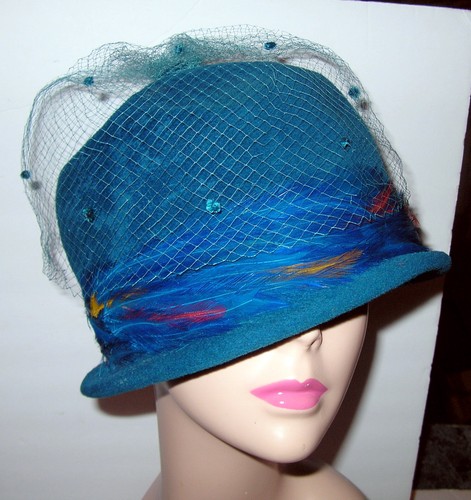Vintage ladies teal blue - vintage,