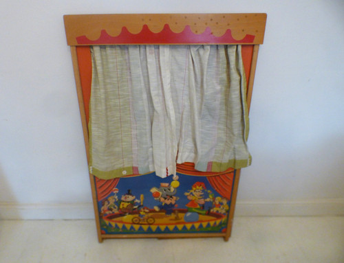 Vintage fold out puppet - out,