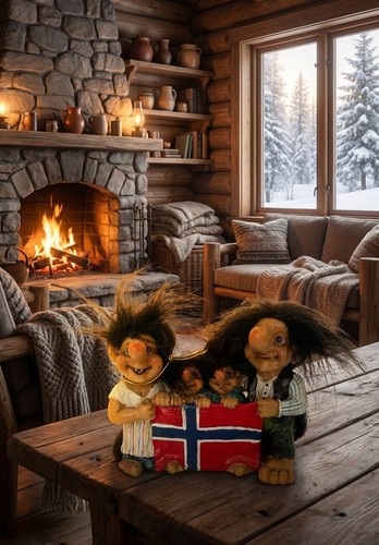 Norway trolls family - trolls',