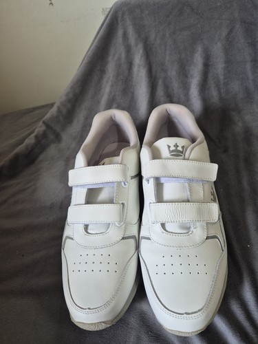 Crown king white leather - king,