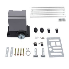 1800KG Automatic Sliding Gate Opener Rack Driven with 2 Remotes & Complete Kit