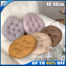 2X Solid Round Chair Seat Pad Cushion Ultra Soft Warm Dining Garden Patio Pillow