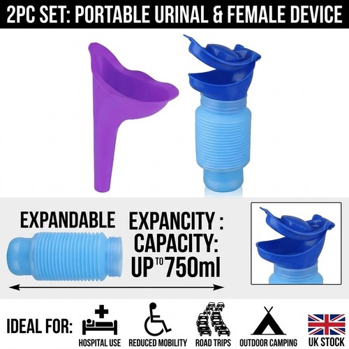 Portable emergency urinal car - emergency,