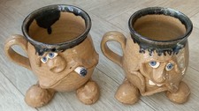 Stoneware pottery ugly mugs - 2,