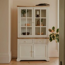 Florence glass dresser white - glass, dresser,white