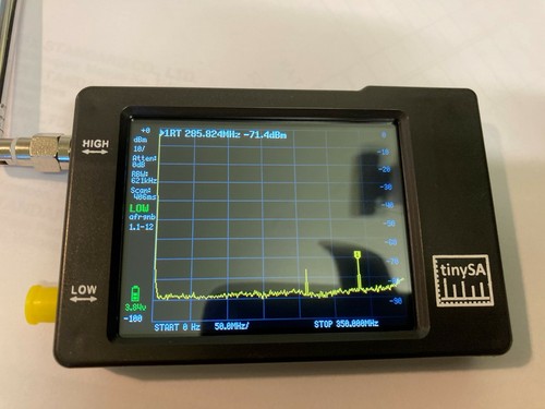 Tinysa spectrum analyser - tinysa,