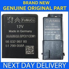 BRAND NEW GENUINE OEM PART. Diesel 8-Pin Glow Plug  Relay 9803299780 51299058A