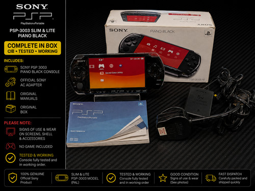 Sony psp 3003 slim and - psp,
