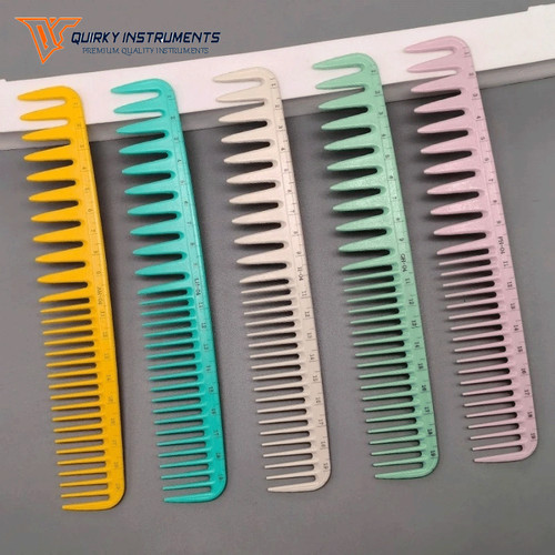 Wide tooth barber comb - tooth, with