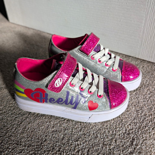 Heelys girls pink - heelys, silver
