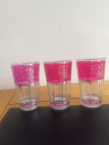 Vintage moroccan tea glasses - tea,