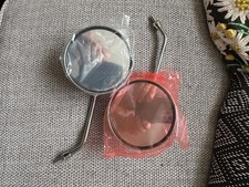 NEW  Honda Mirrors (Pair) Black Bomber CB450 K0 CB750 K0 FOUR CL450 K3