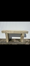 Indoor/outdoor Wooden Sleeper Bench