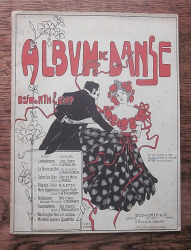 1903 bosworth album danse - bosworth,