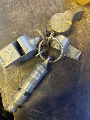 Vintage whistle job lot - whistle, acme
