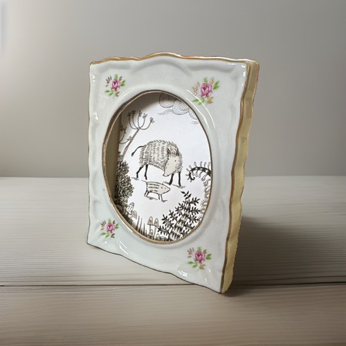 Vintage porcelain photo - vintage,