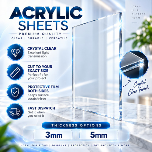 Clear perspex acrylic - perspex,