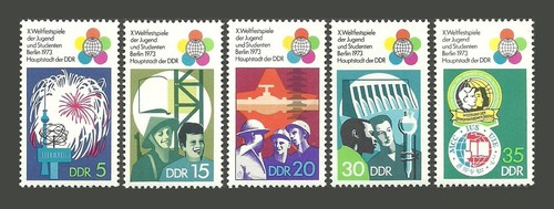 East germany ddr stamps - east,