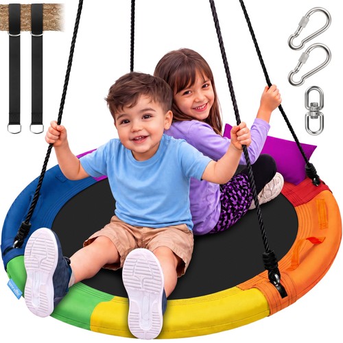 Tree swing seat large round - swing,