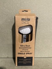 Mira Showers Beat Shower Head Single Spray Shower Head 90mm Chrome - 2.1703.011