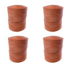 4 spools of 4 ply orange baler