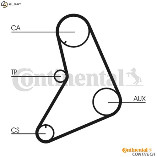 Timing belt ct687 for lada - for,