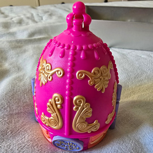 Vintage polly pocket pink egg - vintage,