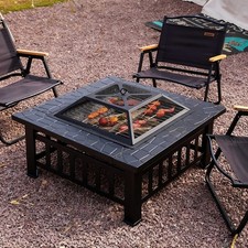 Outdoor Garden Fire Pit Table
