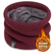 Snood Neck Warmer Scarf Men Winter Thick Fleece Thermal Windproof Balaclava Mask