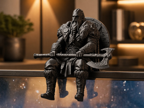Viking warrior monitor sitter - warrior,